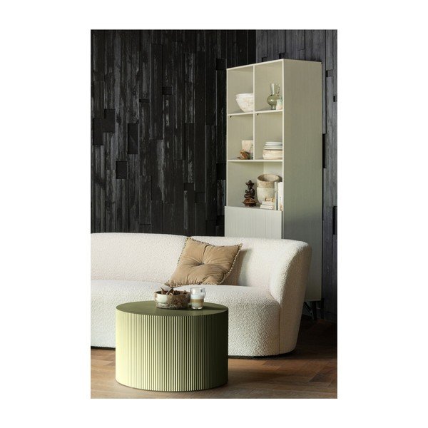 Khaki kulatý konferenční stolek ø 60 cm Sanne – WOOOD-image-1