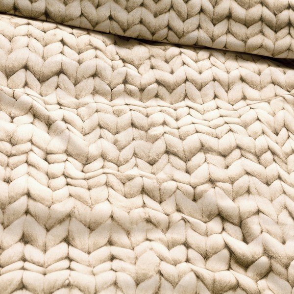 Béžové povlečení Snurk Twirre, 140 x 200 cm-image-2