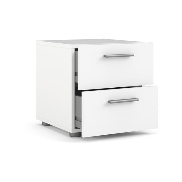 Bílý noční stolek Pepe - Tvilum-image-4