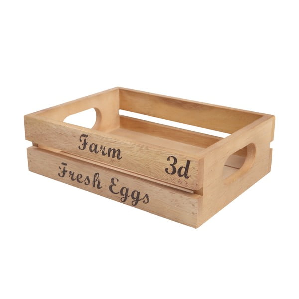 Dřevěná akáciová přenoska T&G Woodware Baroque Fresh Eggs