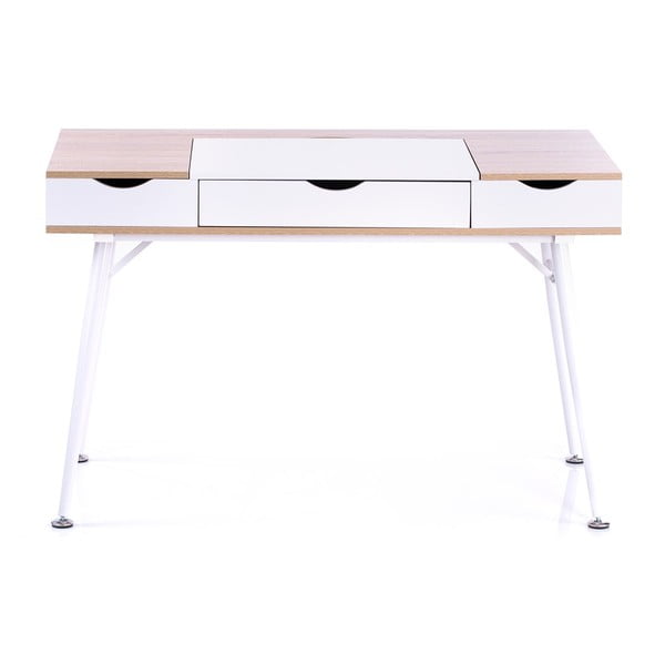 Pracovní stůl s deskou v dubovém dekoru 60x120 cm Faryn – Homede-image-2