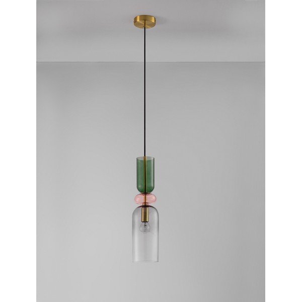 Skleněné závěsné svítidlo ve zlaté barvě ø 11 cm Murano – Nova Luce-image-2