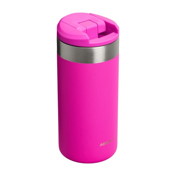 Růžový termo hrnek z nerezové oceli 350 ml AeroLight™ Transit Mug Violet Blossom – Stanley-image-1