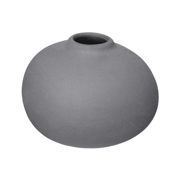 Tmavě šedé porcelánové vázy v sadě 3 ks (výška 9 cm) Nona – Blomus-image-3