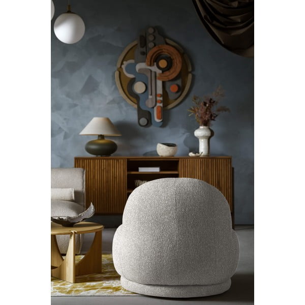 Světle šedé křeslo Ovo – Miuform-image-2