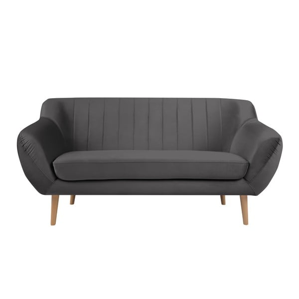 Šedá dvoumístná pohovka Mazzini Sofas Benito