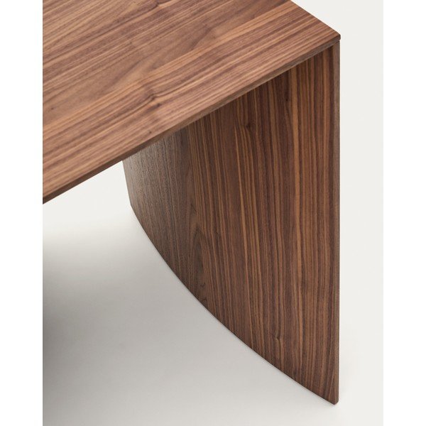 Pracovní stůl v dekoru ořechu 60x140 cm Litto – Kave Home-image-4