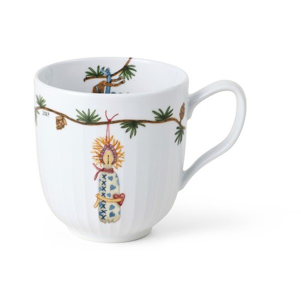 Bílý porcelánový hrnek s vánočním motivem 330 ml Hammershøi – Kähler Design