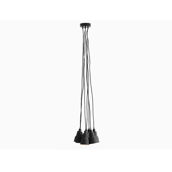 Černé závěsné svítidlo ø 32 cm Celulo – CustomForm