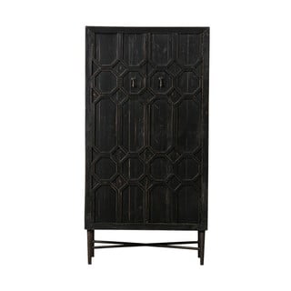 Černá skříňka z recyklovaného dřeva 75x143 cm Bequest – BePureHome