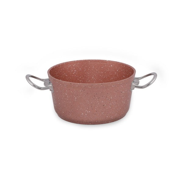 Růžový hliníkový hrnec s poklicí Güral Porselen Classic, ø 20 cm-image-4