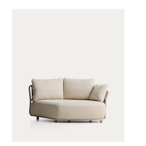 Béžová/taupe zahradní modulární pohovka 167 cm Osani – Kave Home-image-4