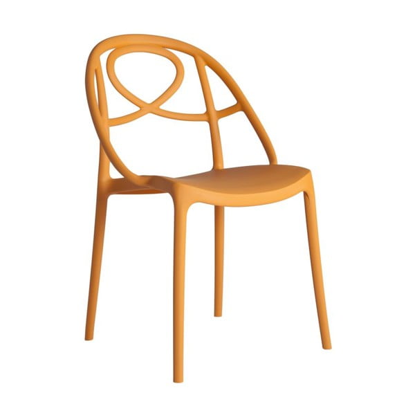 Židle Etoile, oranžová