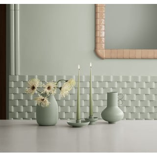 Kovová váza šalvějově zelená (výška 20 cm) Loha – Blomus