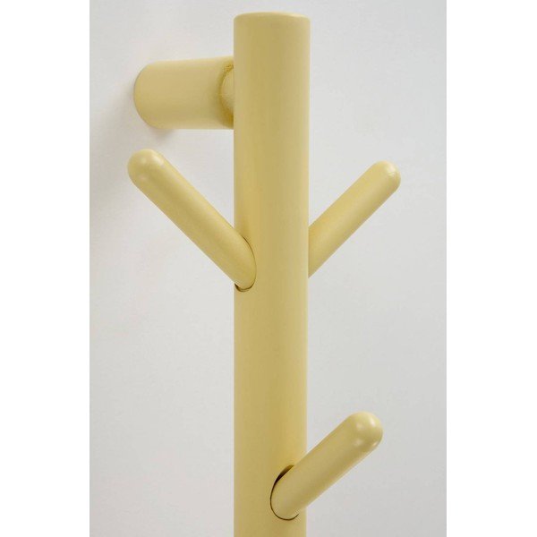 Světle žlutý nástěnný věšák z borovicového dřeva 21 cm Eddison – Jotex-image-2