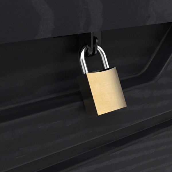 Tmavě šedý zahradní úložný box Dolomiti – Toomax-image-3