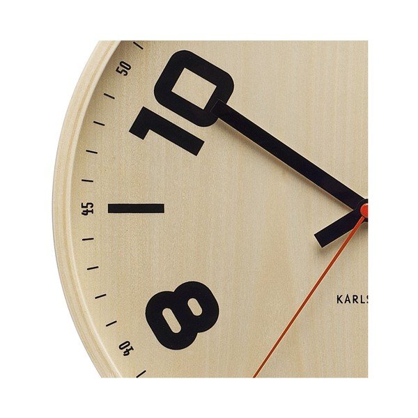 Hodiny Pure Black Numbers-image-1