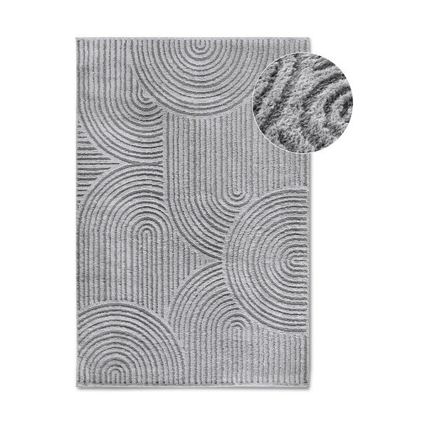 Šedý koberec 200x280 cm Chappe Light Grey – Elle Decoration
