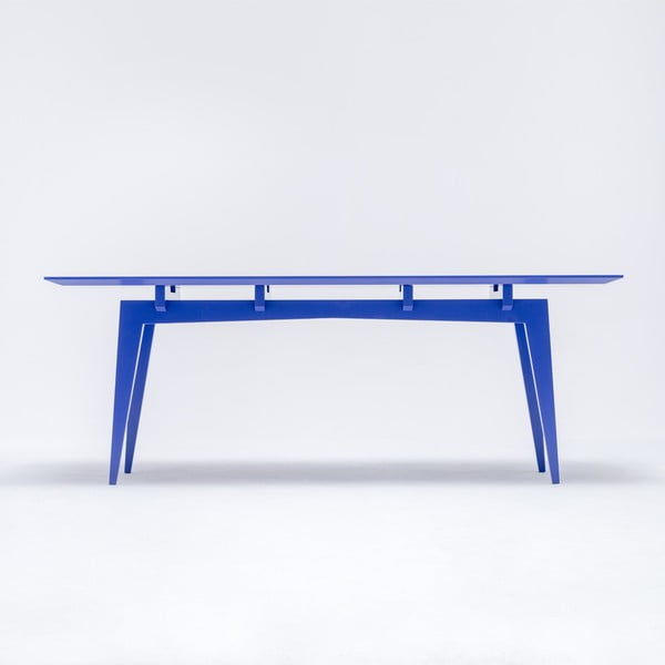 Jídelní stůl Yamaza, modrý