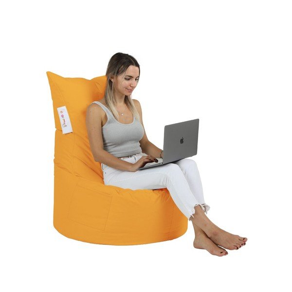 Oranžový zahradní sedací vak Balina – Floriane Garden-image-1