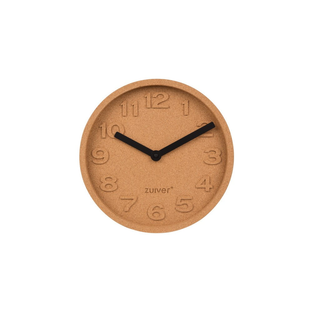 Korkové nástěnné hodiny Zuiver Cork, ø 31 cm