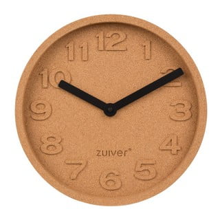 Korkové nástěnné hodiny Zuiver Cork, ø 31 cm