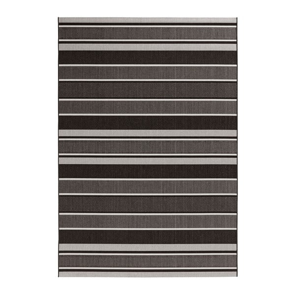 Černý venkovní koberec NORTHRUGS Strap, 200 x 290 cm