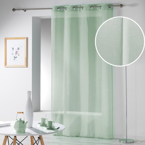Světle zelená záclona 140x280 cm Telma – douceur d'intérieur-image-3