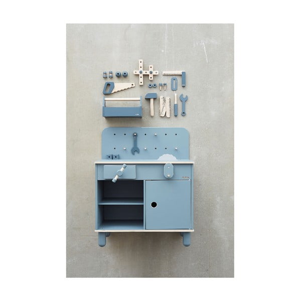 Modrá dětská dílnička Flexa Play The Workbench-image-2