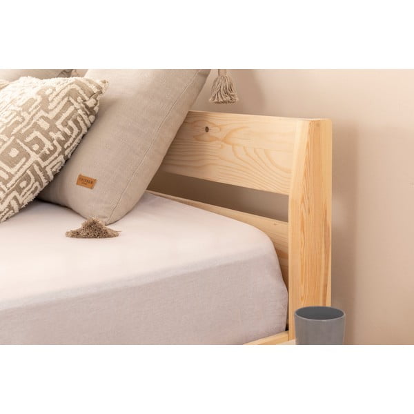 Dvoulůžková postel ze smrkového dřeva s roštem v přírodní barvě 180x200 cm Venus – Kalune Design-image-3