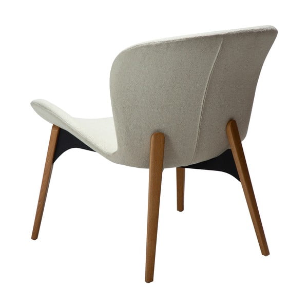 Krémové křeslo z textilie bouclé Paragon – DAN-FORM Denmark-image-3