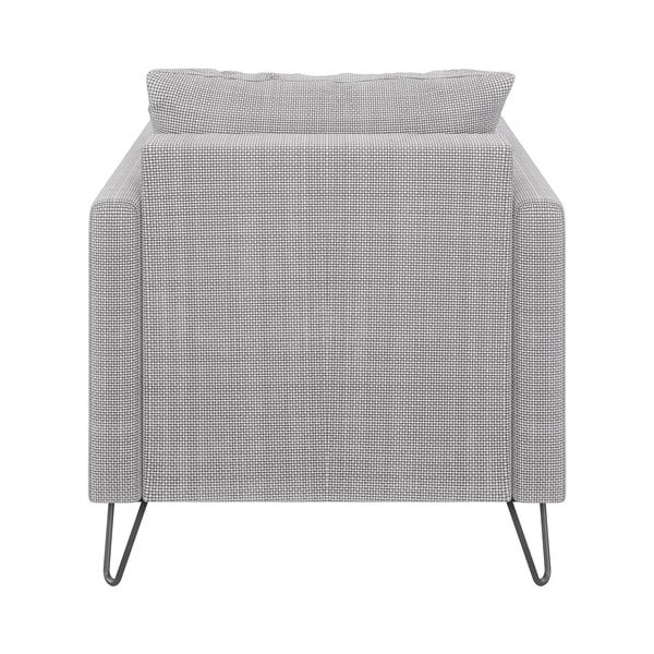 Světle šedé žinylkové křeslo Freya – Ropez-image-2