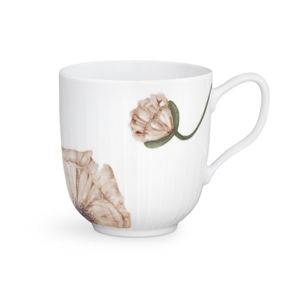 Bílý porcelánový hrnek Kähler Design Hammershøi Poppy, 330 ml