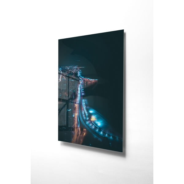 Skleněný obraz 50x70 cm Night Way – Wallity-image-3