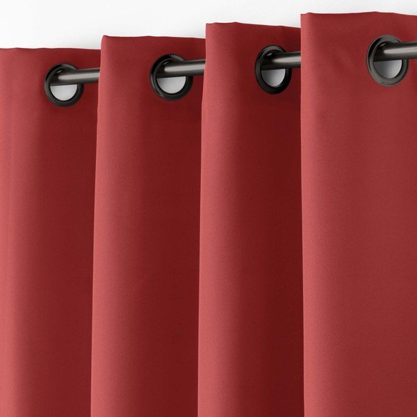 Červený závěs 140x180 cm Essentiel – douceur d'intérieur-image-2