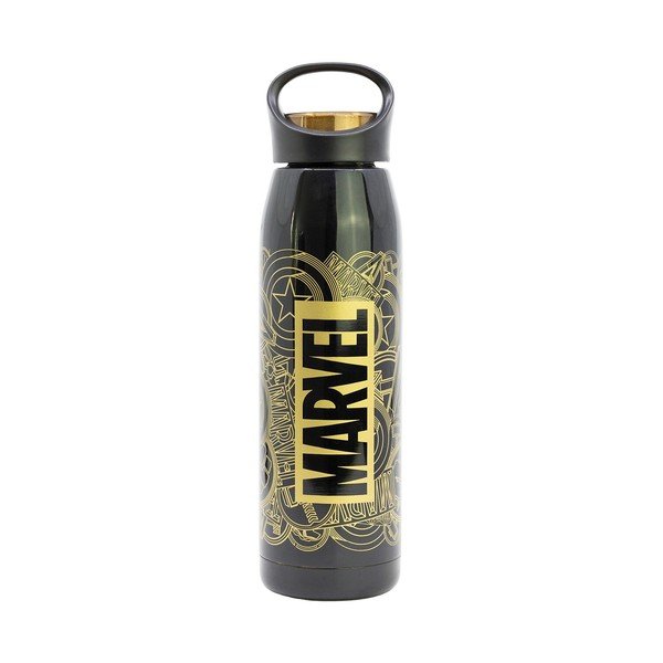 Černá nerezová dětská termoska 665 ml Marvel – STOR