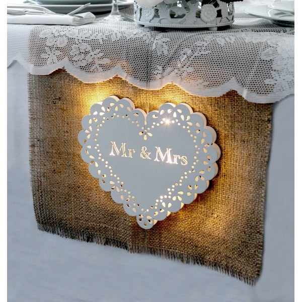 Svatební dekorace s LED světly Endless Love