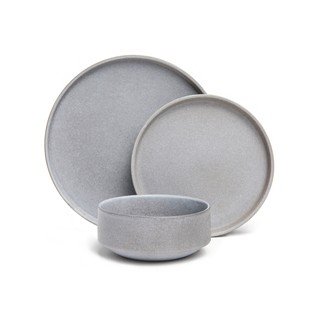 18dílná sada šedého kameninového nádobí Bonami selection Malia