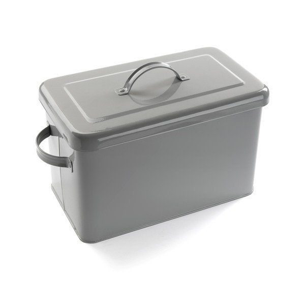 Šedý chlebník Versa Vintage Bread Bin
