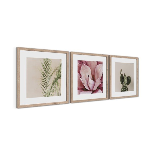 Tištěné obrazy v sadě 3 ks s rámem 30x30 cm Fresh – Styler-image-4