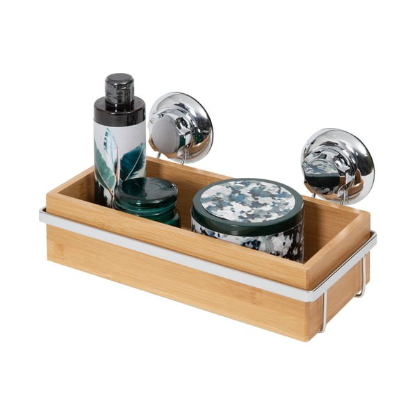 Bambusový držák na koupelnové doplňky Compactor Spa-image-3
