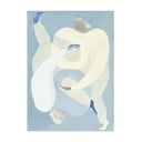 Plakát 50x70 cm Hold You - Blue – Sofia Lind – The Poster Club