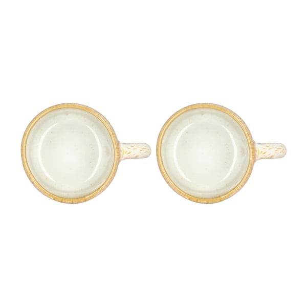 Krémové hrnky na espresso z kameniny v sadě 2 ks 80 ml Styles – Villa Collection-image-3