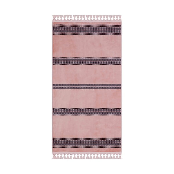 Růžový pratelný koberec 120x80 cm - Vitaus