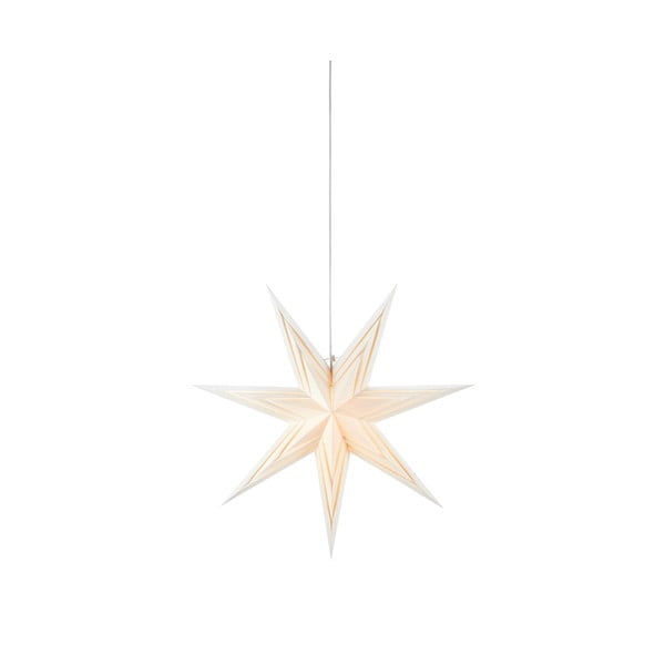 Bílá závěsná světelná dekorace s vánočním motivem ø 70 cm Sombra – Markslöjd