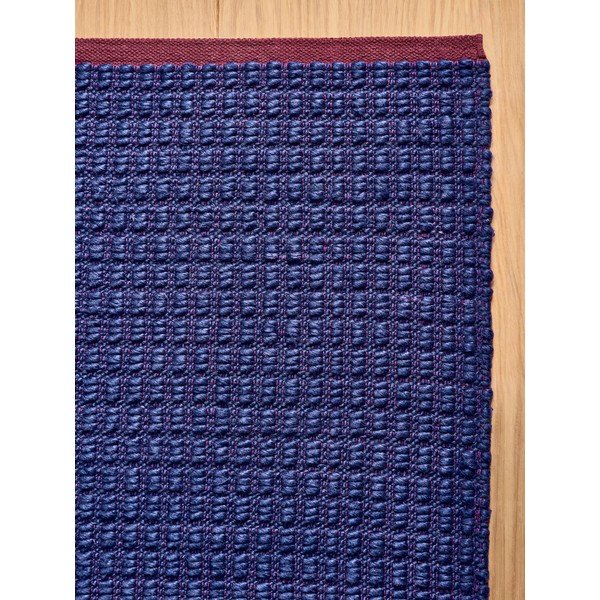 Modrý ručně tkaný koberec 200x290 cm Kai – MADE-image-3