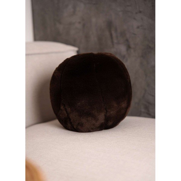 Dekorační polštář z mikroplyše ø 25 cm Top – Mioli Decor-image-1