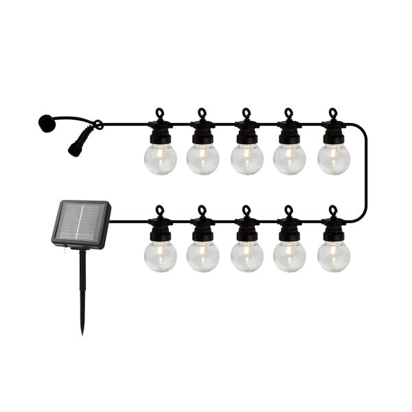 Solární světelný řetěz počet žárovek 10 ks délka 300 cm Lucas Clear – Sirius