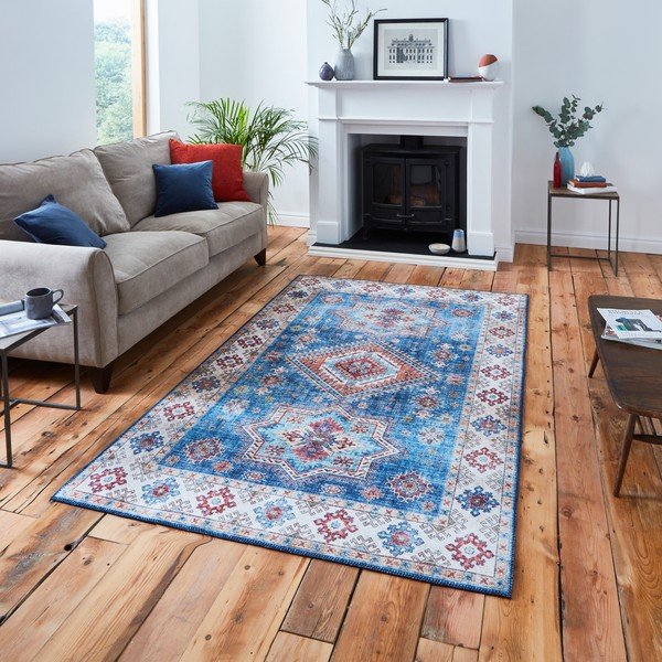 Modrý koberec 230x150 cm Topaz - Think Rugs-image-1