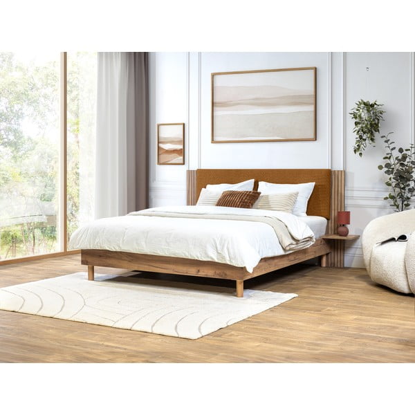 Dvoulůžková postel s roštem 140x190 cm Lior – Bobochic Paris-image-1